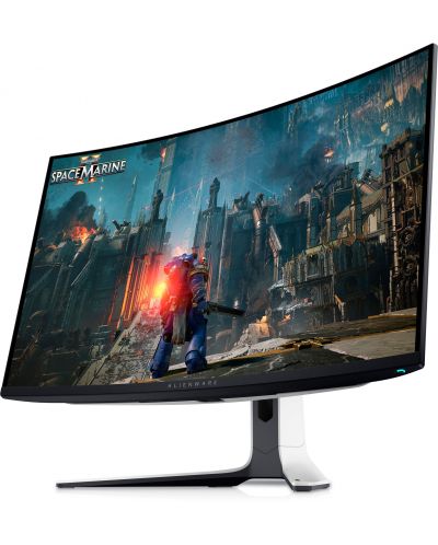 Гейминг монитор Dell - Alienware AW3225QF, 31.6'', 240Hz, 0.03 ms, OLED, Curved - 3