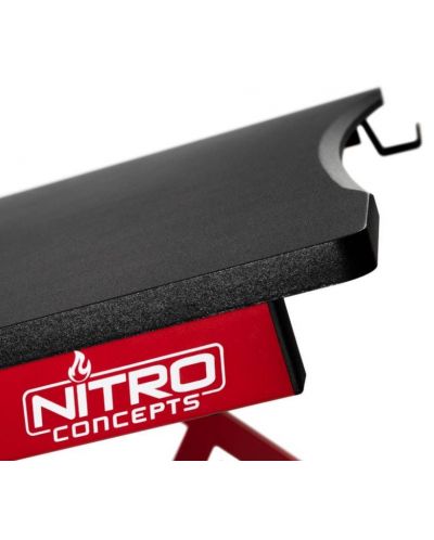 Гейминг бюро Nitro concepts - D12, черно/червено - 7