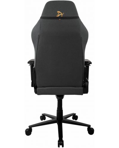 Гейминг стол Arozzi - Primo Woven Fabric, черен със златисто лого - 4