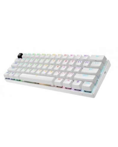Гейминг клавиатура Logitech - PRO X 60 LIGHTSPEED, безжична, Tactile, бяла - 3