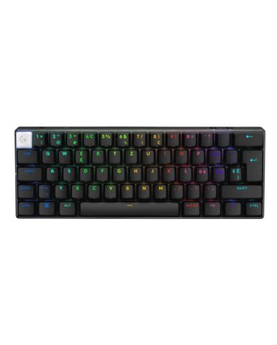 Гейминг клавиатура Logitech - PRO X 60 LIGHTSPEED, безжична, Tactile, черна - 1
