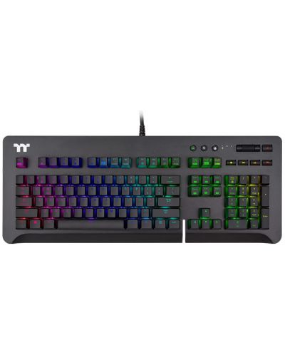 Гейминг клавиатура Thermaltake - Level 20 GT,  Cherry MX Blue, RGB, черна - 2