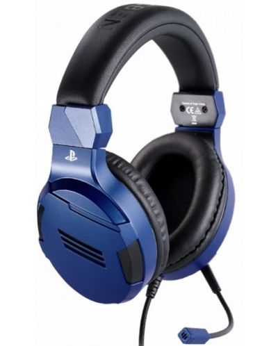Гейминг слушалки Nacon - Bigben PS4 Official Headset V3, сини - 2