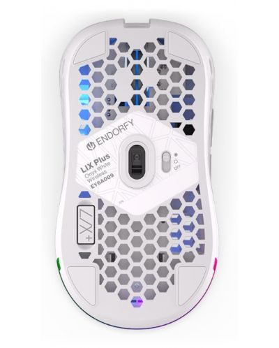Гейминг мишка Endorfy - LIX Plus, оптична, безжична, Onyx White - 7