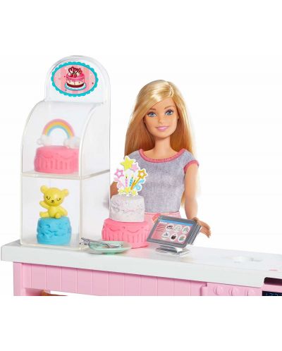 Игрален комплект Mattel Barbie - Приготвяне на сладкиши - 4