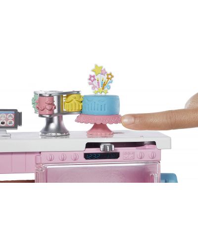Игрален комплект Mattel Barbie - Приготвяне на сладкиши - 7