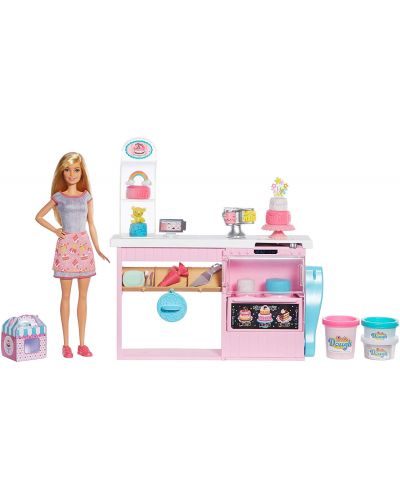 Игрален комплект Mattel Barbie - Приготвяне на сладкиши - 2