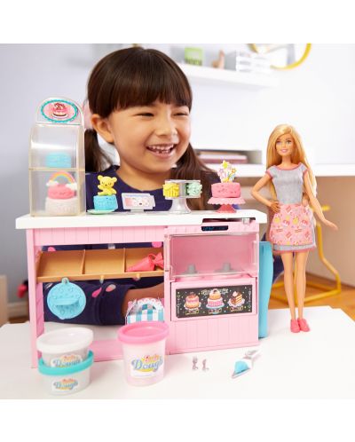 Игрален комплект Mattel Barbie - Приготвяне на сладкиши - 11