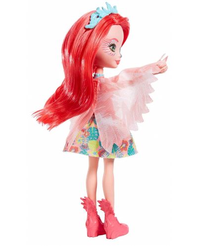 Кукличка с животниче Mattel Enchantimals - Fanci Flamingo с фламингото Swash - 6