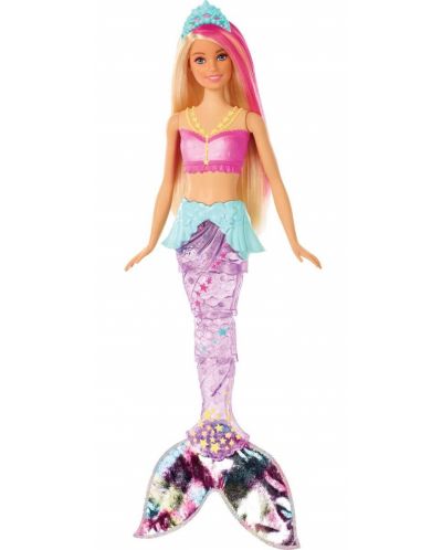 Кукла Mattel Barbie - Русалка със светеща опашка - 2