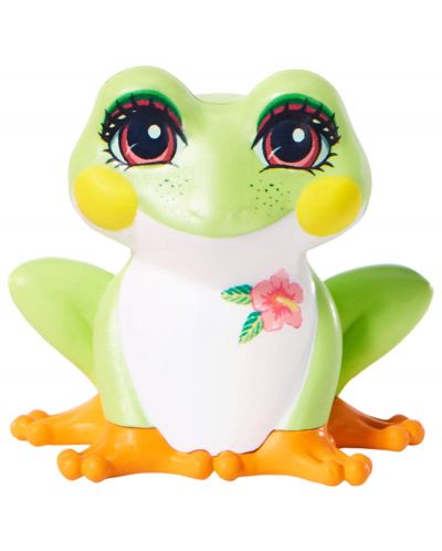Кукличка с животниче Mattel Enchantimals - Tamika Tree Frog и жабчето Burst - 6