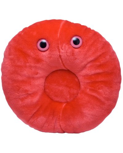 Плюшена фигура Giant Microbes Adult: Червена кръвна клетка (Red Blood Cell) - 1