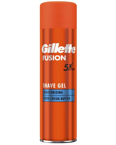 Gillette Fusion Хидратиращ гел за бръснене, 200 ml - 1