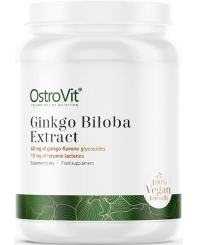 Ginkgo Biloba Extract Powder, 50 g, OstroVit - 1