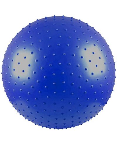 Гимнастическа топка Maxima - масажна, 65 cm, синя - 1