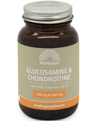 Glucosamine & Chondroitin, 60 таблетки, Mattisson Healthstyle - 1