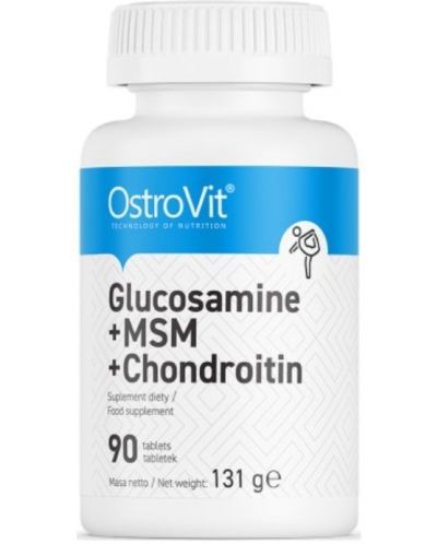 Glucosamine + MSM + Chondroitin, 90 таблетки, OstroVit - 1