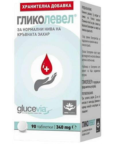 Гликолевел, 340 mg, 90 таблетки, Zona Pharma - 1