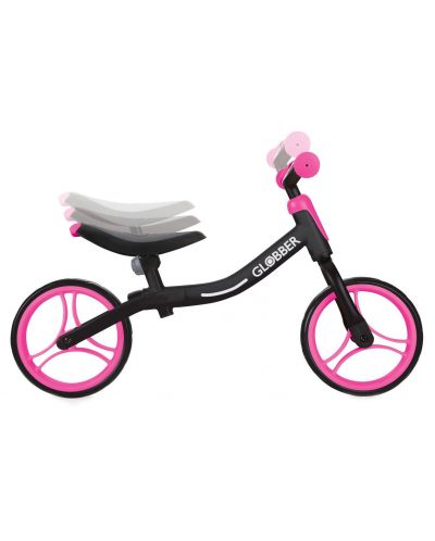 Детско колело Globber - Go Bike, черно с розов неон - 3