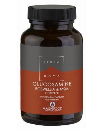 Glucosamine, Boswellia & MSM Complex, 50 капсули, Terra Nova - 1