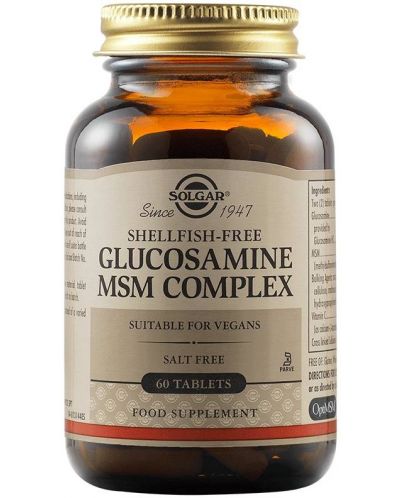 Glucosamine MSM Complex, 60 таблетки, Solgar - 1