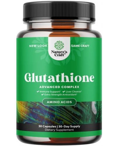 L-Glutathione, 30 капсули, Nature's Craft - 1