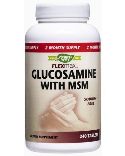 Glucosamine with MSM, 240 таблетки, Nature’s Way - 1