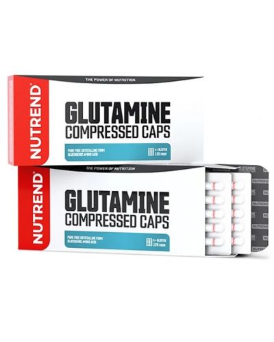 Glutamine, 120 капсули, Nutrend - 1