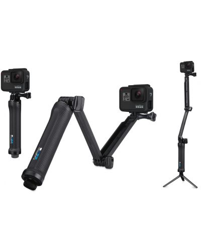 Селфи стик GoPro 3 Way grip - черен - 1