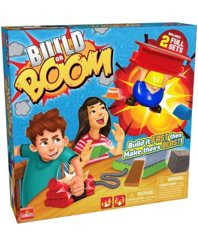 Детска игра Goliath - Build or Boom - 1