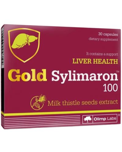 Gold Sylimaron 100, 125 mg, 30 капсули, Olimp - 1