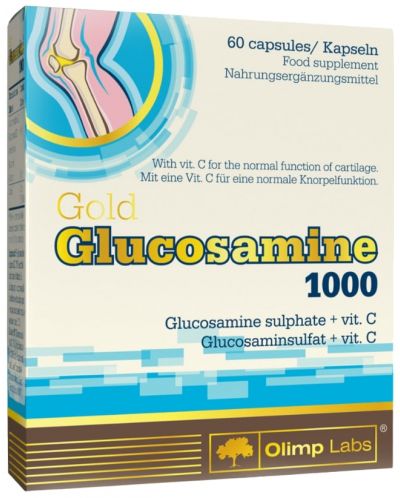 Gold Glucosamine 1000, 60 капсули, Olimp - 1