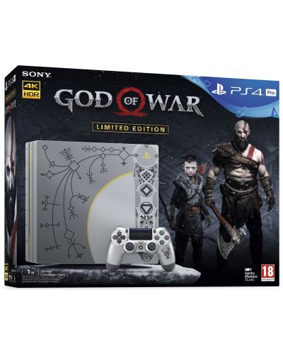 Sony PlayStation 4 Pro 1TB Limited Edition + God of War - 1