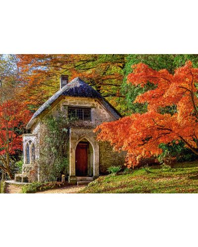 Пъзел Castorland от 500 части - Готическа къща през есента - 2