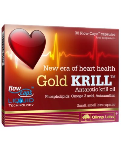Gold Krill, 30 капсули, Olimp - 1