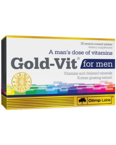 Gold Vit for Men, 30 таблетки, Olimp - 1