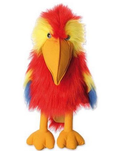 Кукла за куклен театър The Puppet Company - Големи птици: Червено макао - 1