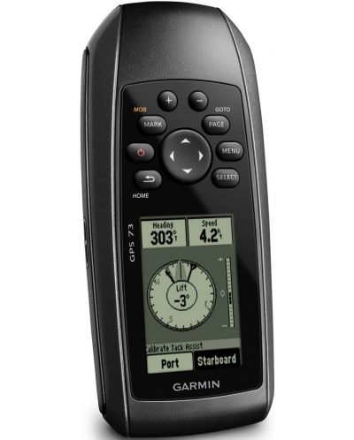 GPS приемник Garmin - GPS 73, 2.6'', черен - 2