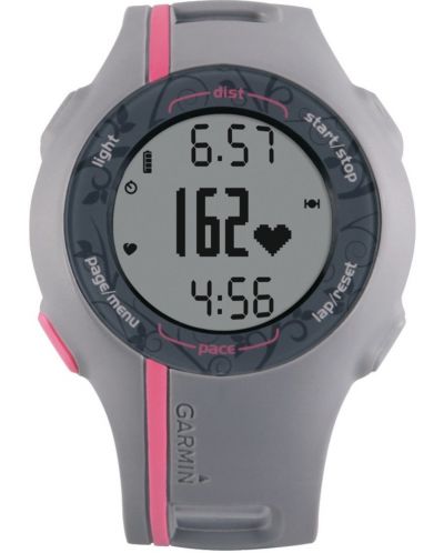 Garmin Forerunner 110 за жени с пулсомер - сиво/розово