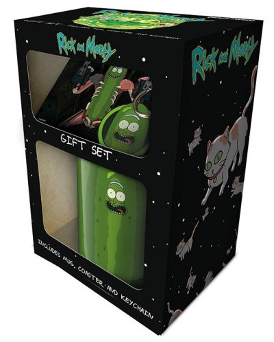 Подаръчен комплект Pyramid - Rick and Morty: Pickle Rick - 1