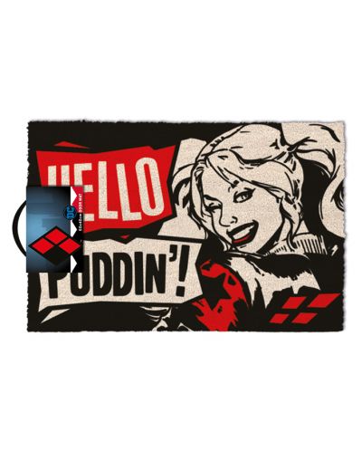 Изтривалка за врата Pyramid - Harley Quinn: Hello Puddin' - 1