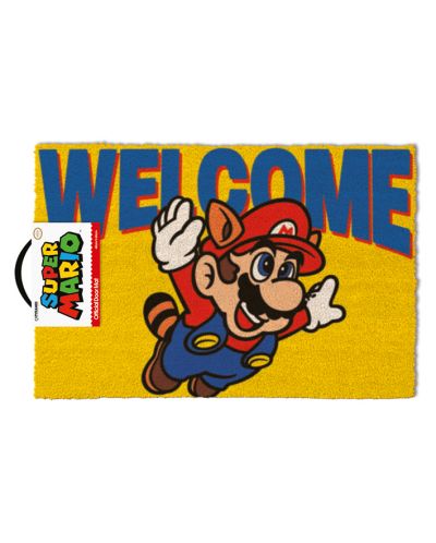 Изтривалка за врата Pyramid - Super Mario (Welcome), 60 x 40 cm - 1