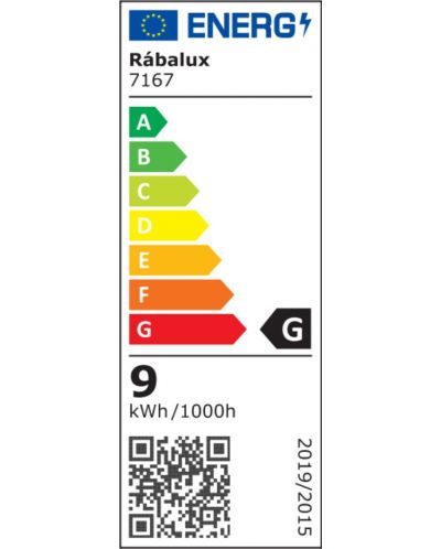 Градинска лампа Rabalux - Hongkong 7167, IP65, 9W, 230V, черна - 3