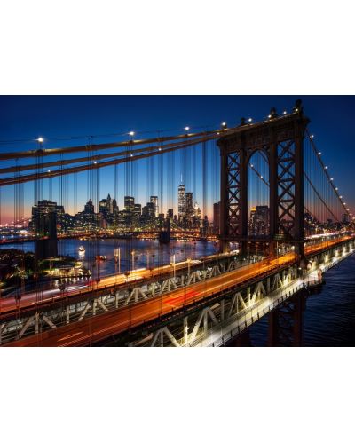Пъзел Grafika от 1000 части - Бруклинският мост, Манхатън - 1