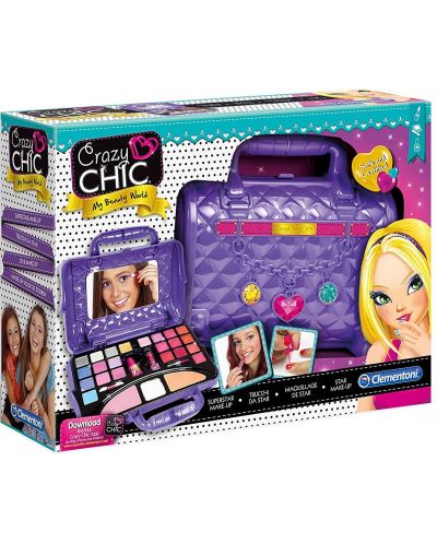 Комплект за грим Clementoni Crazy Chic - Superstar, в куфар - 1