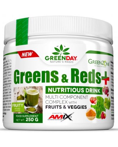 GreenDay Greens & Reds+, 250 g, Amix - 1