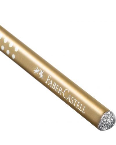 Графитен молив Faber-Castell Sparkle - Перлено златист - 2