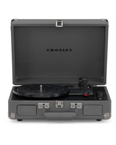 Грамофон Crosley - Cruiser Plus, ръчен, сив - 1