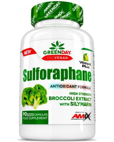 GreenDay Sulforaphane, 90 капсули, Amix - 1