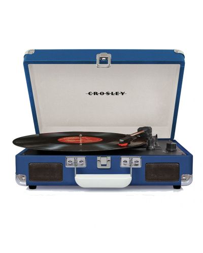 Грамофон Crosley - Cruiser Deluxe, полуавтоматичен, син - 1